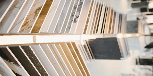 Image of typical tile makers display 